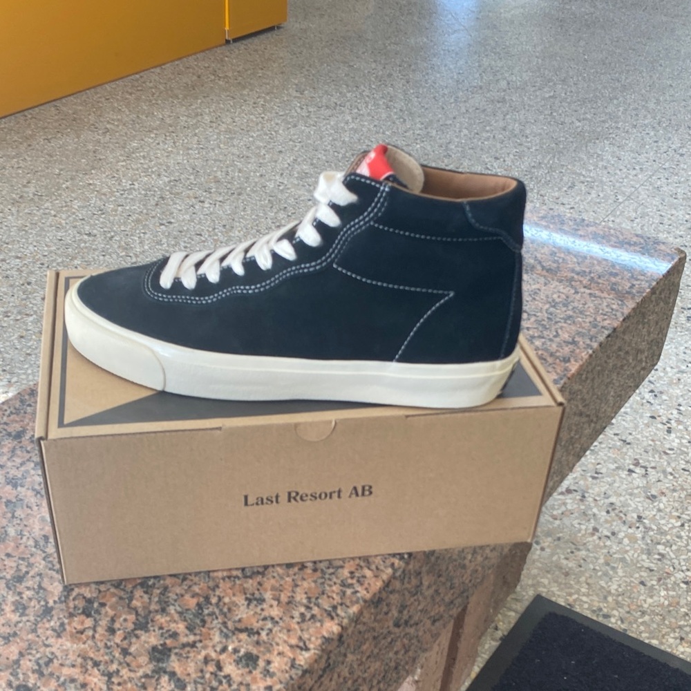 Black High-Top Sneakers